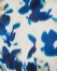 Regular Short Sleeve Abstract Floral Print Shirt, Blue/White, swatch